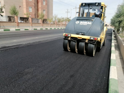 آسفالت معابر شهر یاسوج
